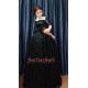 Surface Spell Gothic Portrait of a Lady Crinolines Velveteen Long One Piece(Full Payment Without Shipping)